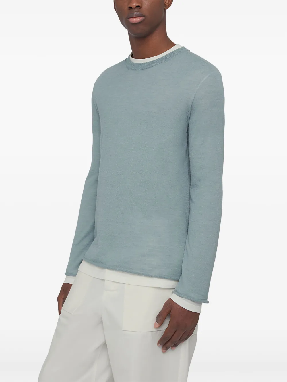 Jil Sander Gelaagde trui Blauw