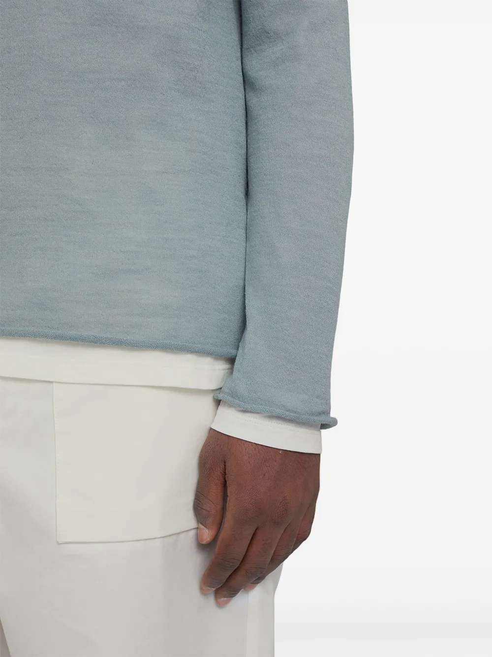 Jil Sander Gelaagde trui Blauw