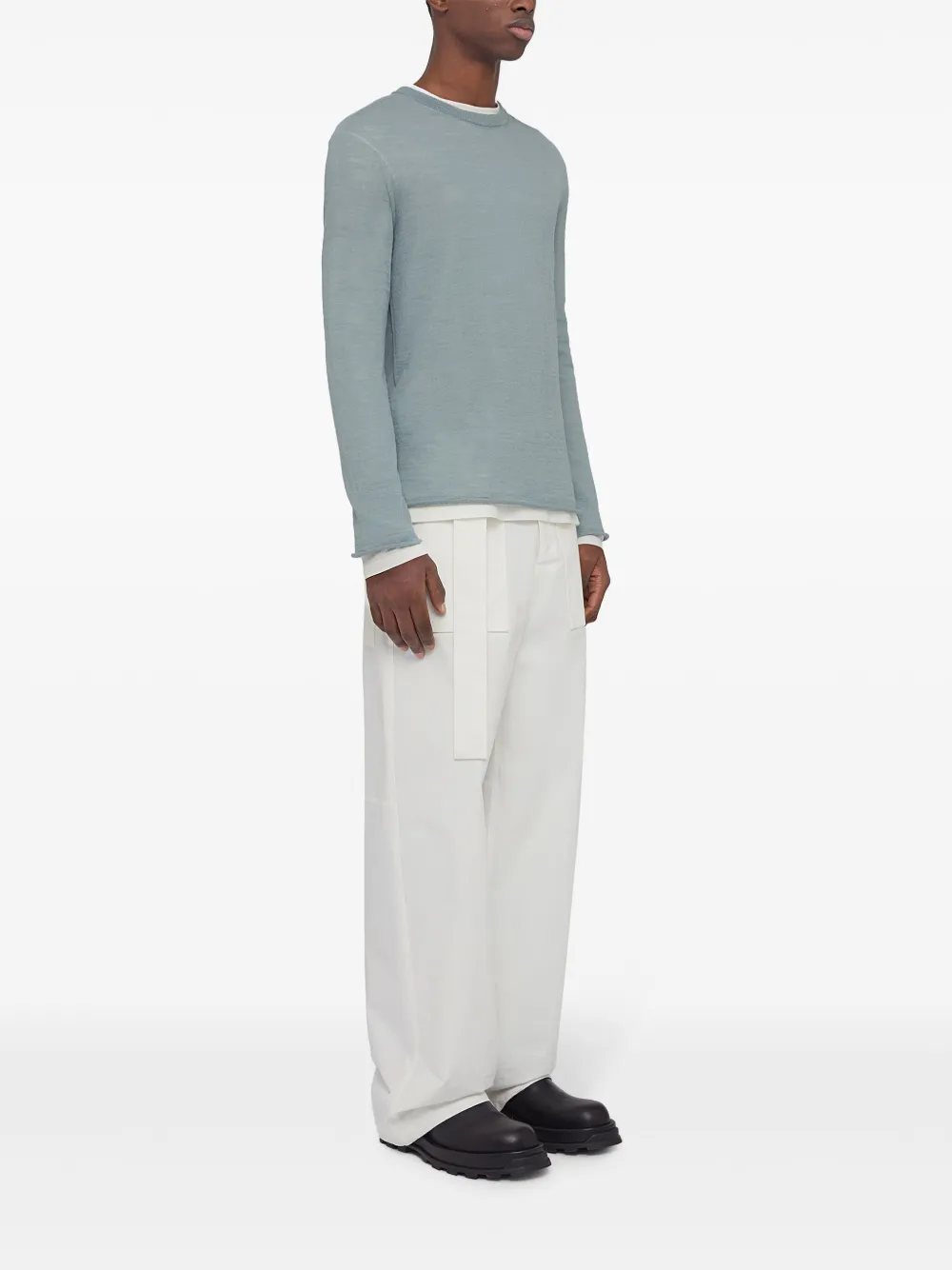 Jil Sander Gelaagde trui Blauw