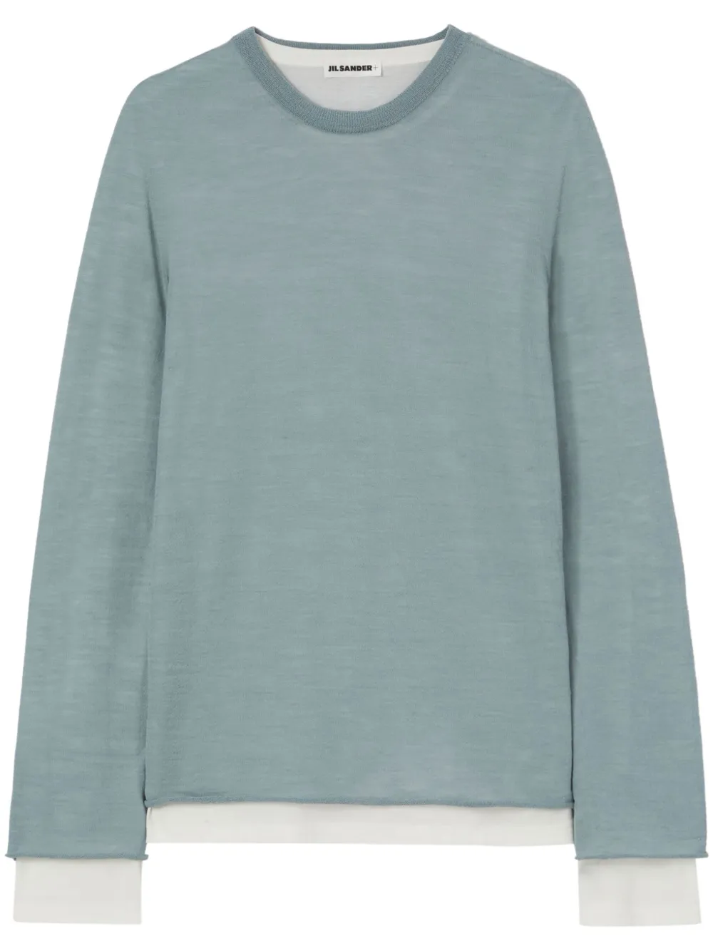 Jil Sander Gelaagde trui Blauw