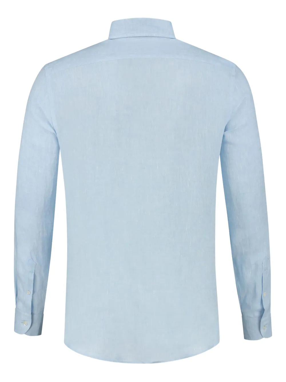 Emporio Armani Linnen overhemd - Blauw