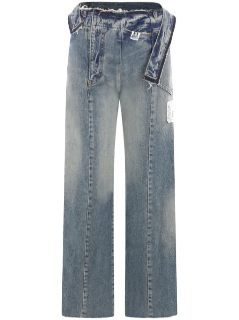 Maison MIHARA YASUHIRO panelled straight-leg jeans