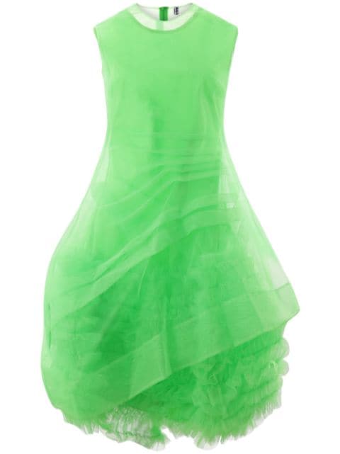 Molly Goddard Asher asymmetric-hem tulle dress