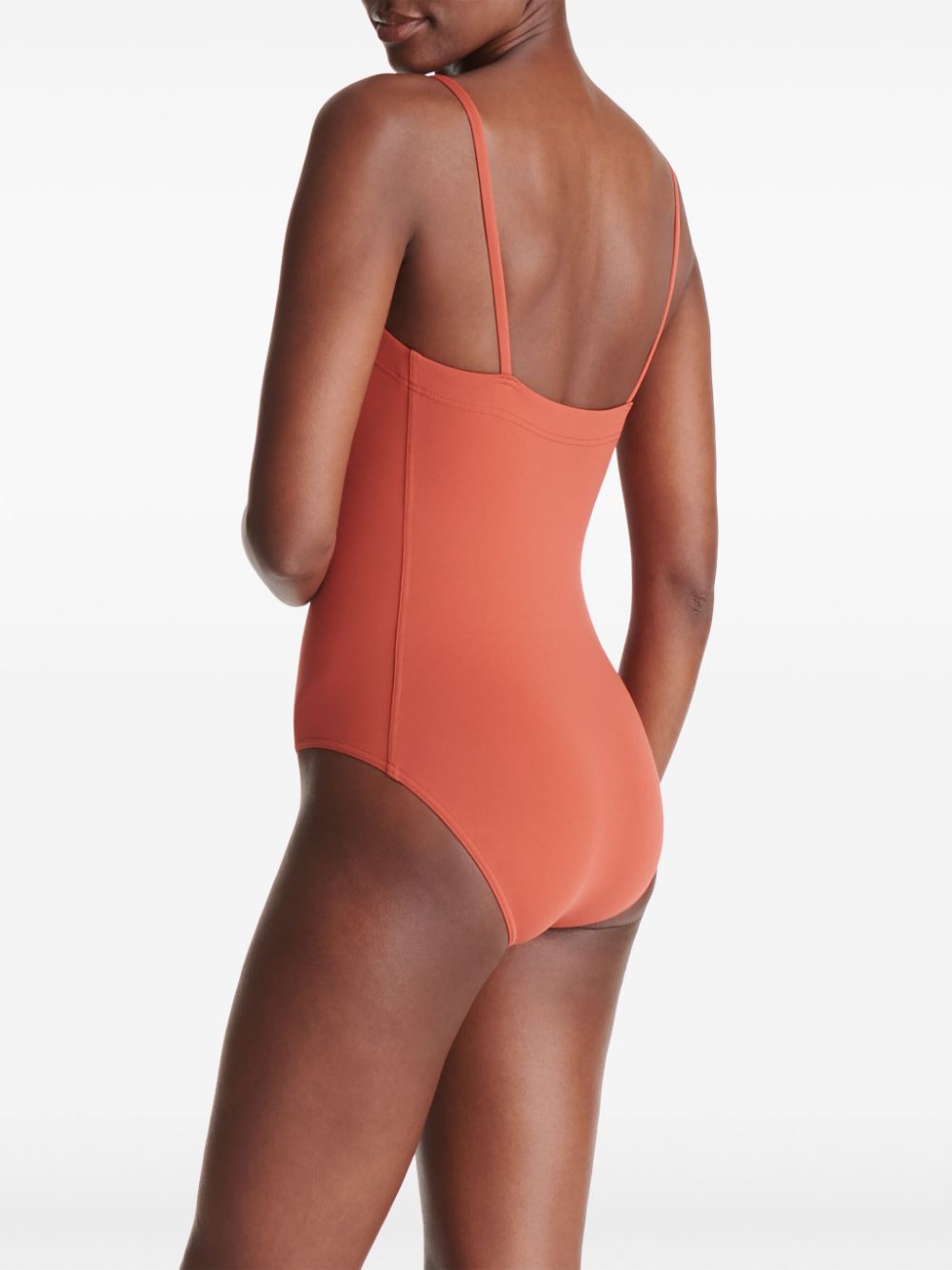 Shop Eres Aquarelle Swimsuit In Orange