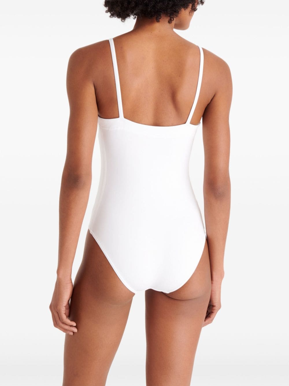 Shop Eres Aquarelle Swimsuit In White