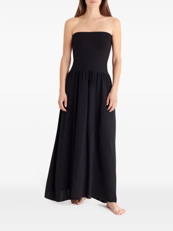ERES Oda Strapless Maxi Dress | Black | FARFETCH