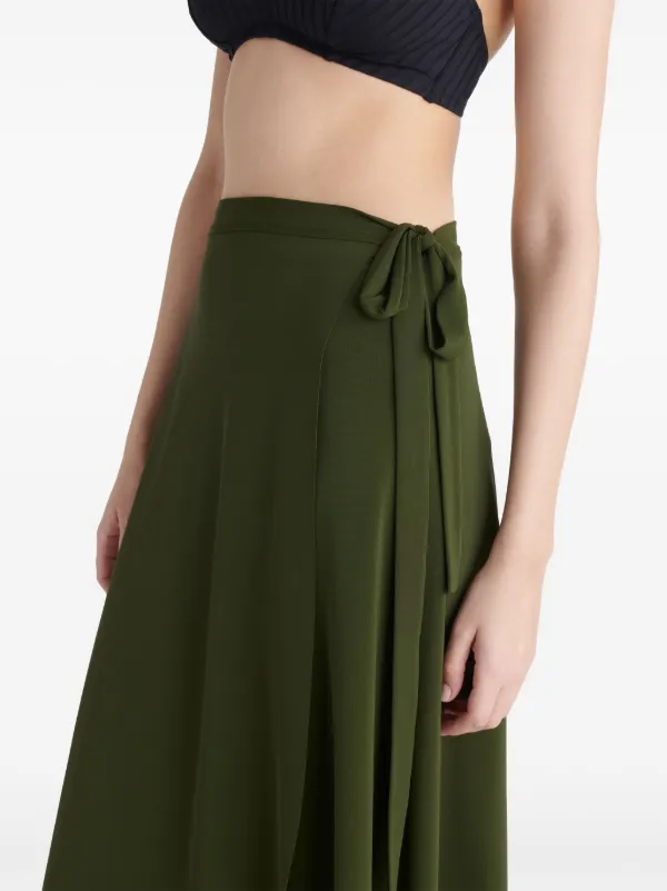 ERES Julieta Wrap Midi Skirt | Green | FARFETCH