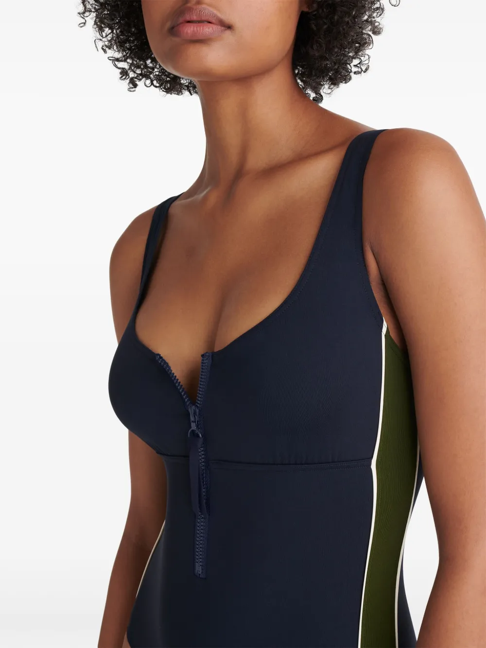 ERES Badpak met vierkante hals Blauw