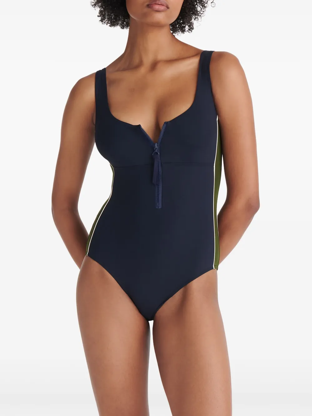 ERES Badpak met vierkante hals Blauw