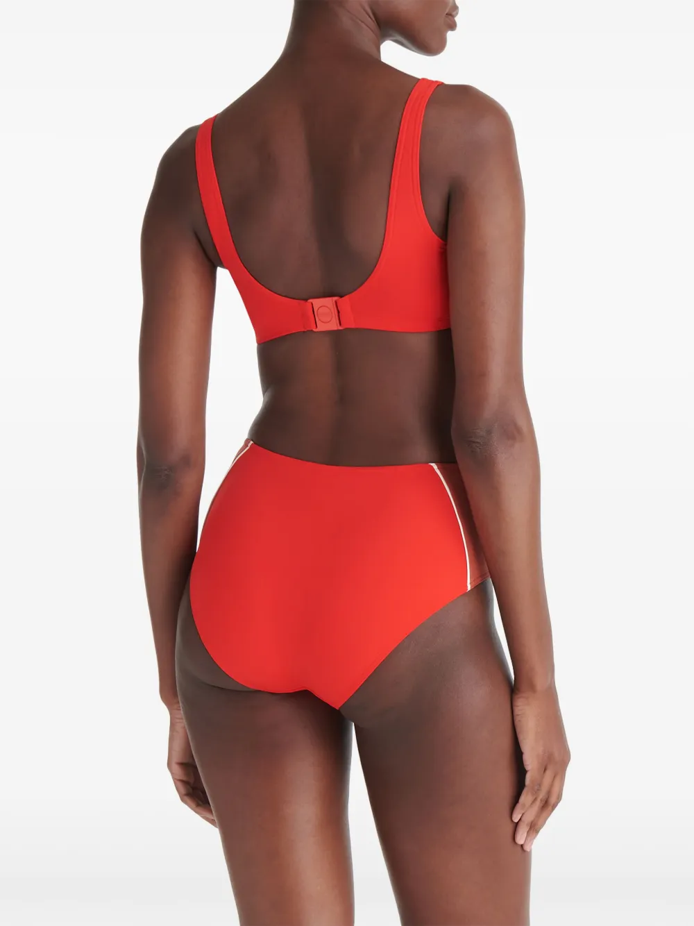 ERES Bikinitop met diepe ronde hals Rood