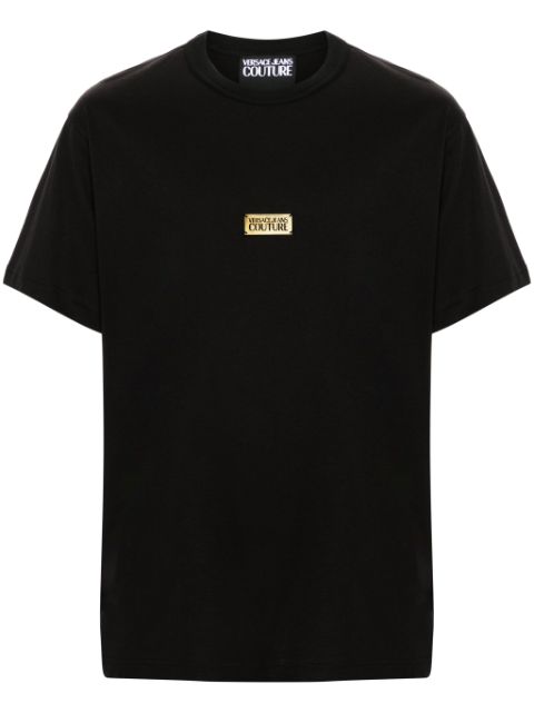 Versace Jeans Couture logo-plaque cotton T-shirt