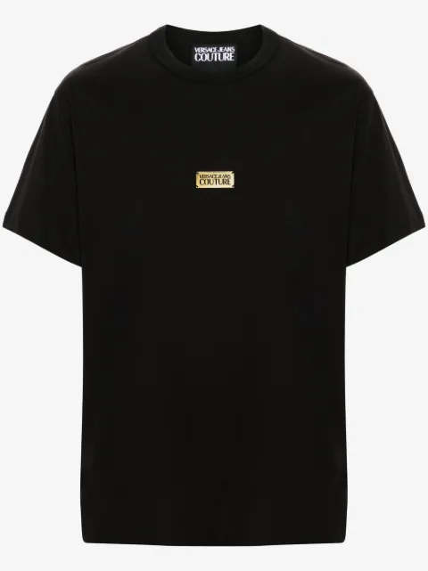 Versace Jeans Couture logo-plaque cotton T-shirt