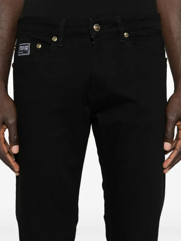 【関税込み】Versace Jeans Couture ブラック Jegging ジーンズ VERSACE JEANS COUTURE (ヴェルサーチェ ジーンズ クチュール