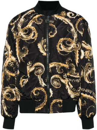 限界価格　VERSACEジーンズCOUTURE　 Bomberジャケット Vintage Versace Jeans Couture Bomber Style Jacket Size L XL - Etsy