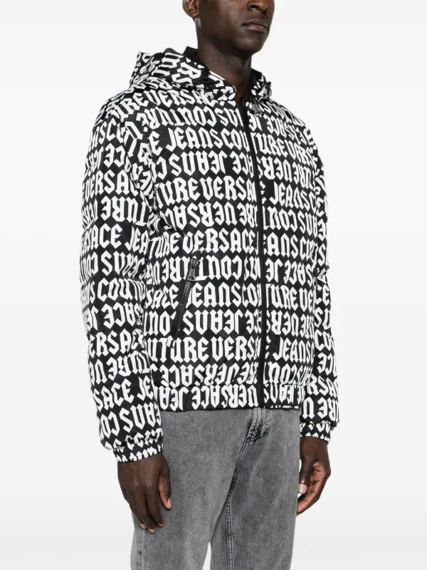 VERSACE JEANS COUTURE ナイロンジャケット オフホワイト VERSACE JEANS COUTURE ナイロンジャケット オフホワイト