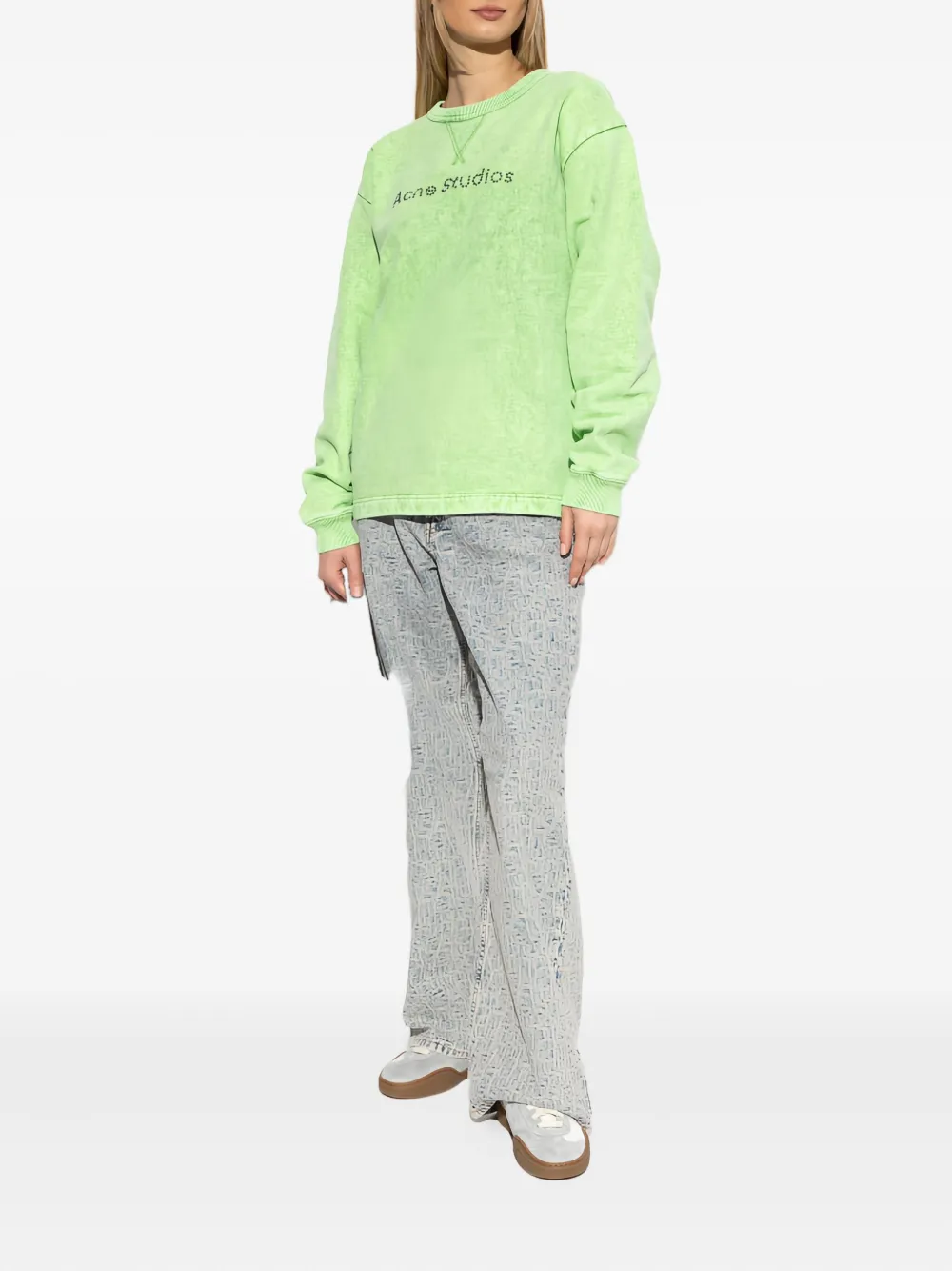 Acne Studios Jeans met acid-wassing - Blauw