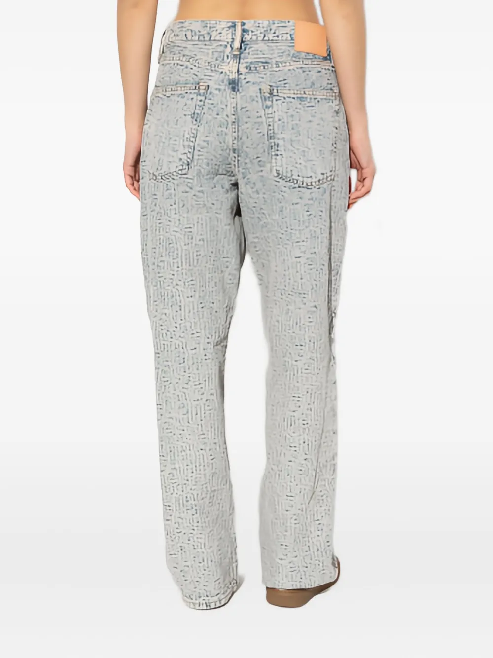 Acne Studios Acid-wash Jeans In Gray