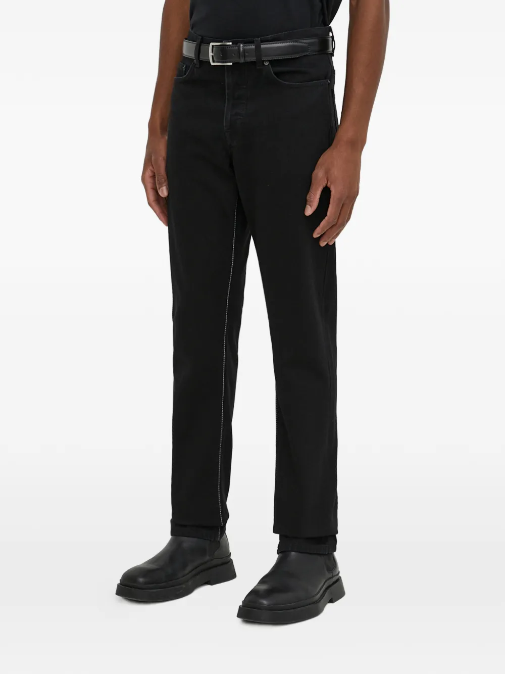 IRO stitched logo-detail jeans - Nero