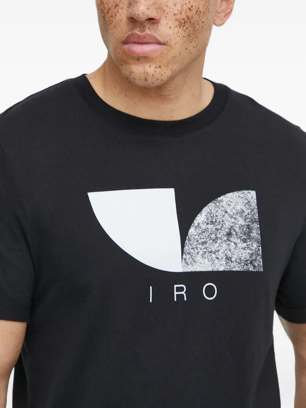 Iro Orlando Graphic-print T-shirt In Black