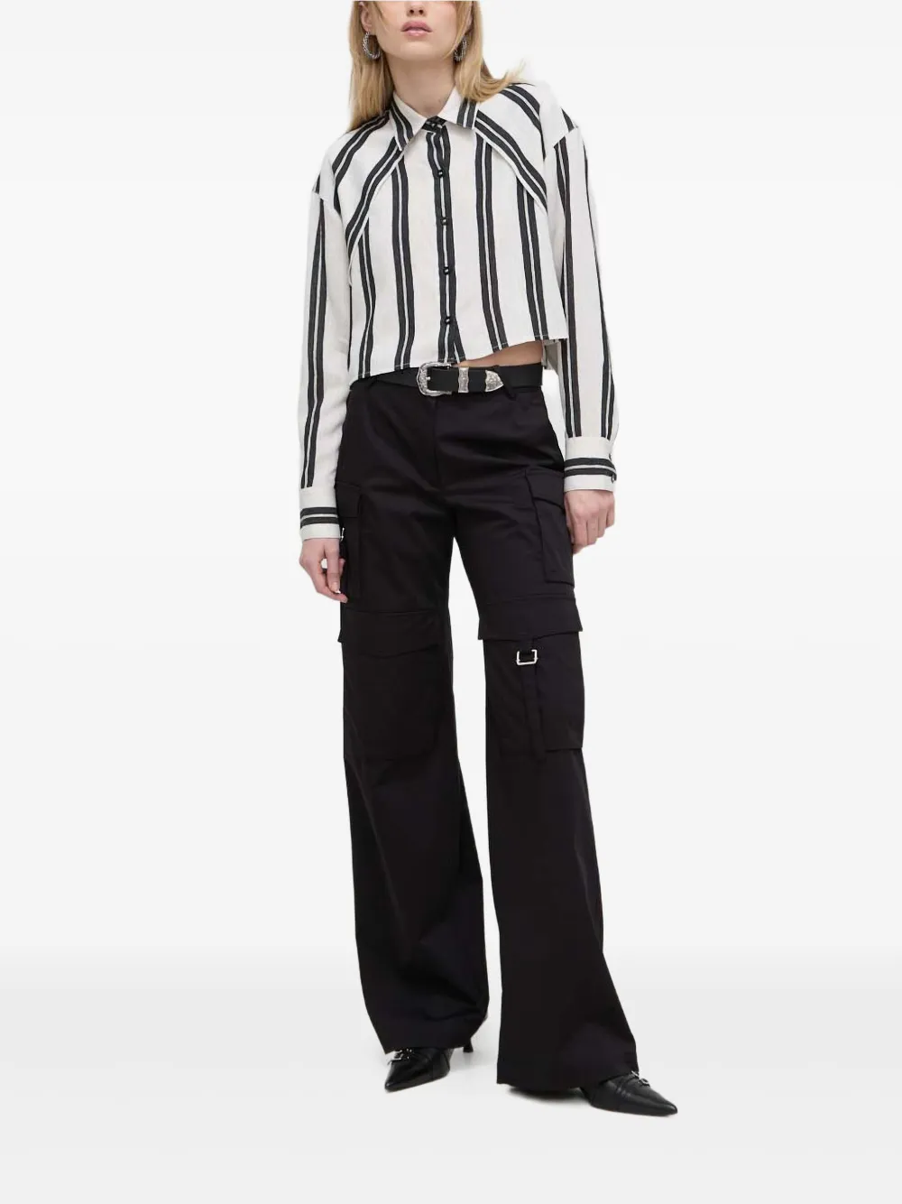 Iro Fabana Striped Shirt In White
