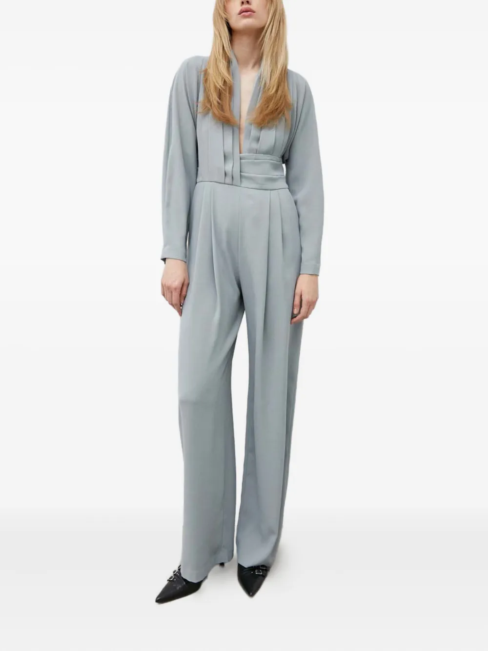 IRO Cinnie pleated jumpsuit | Full Length | Image 2