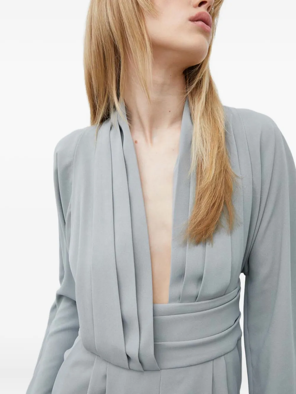 Iro Cinnie Pleated Jumpsuit In Gray