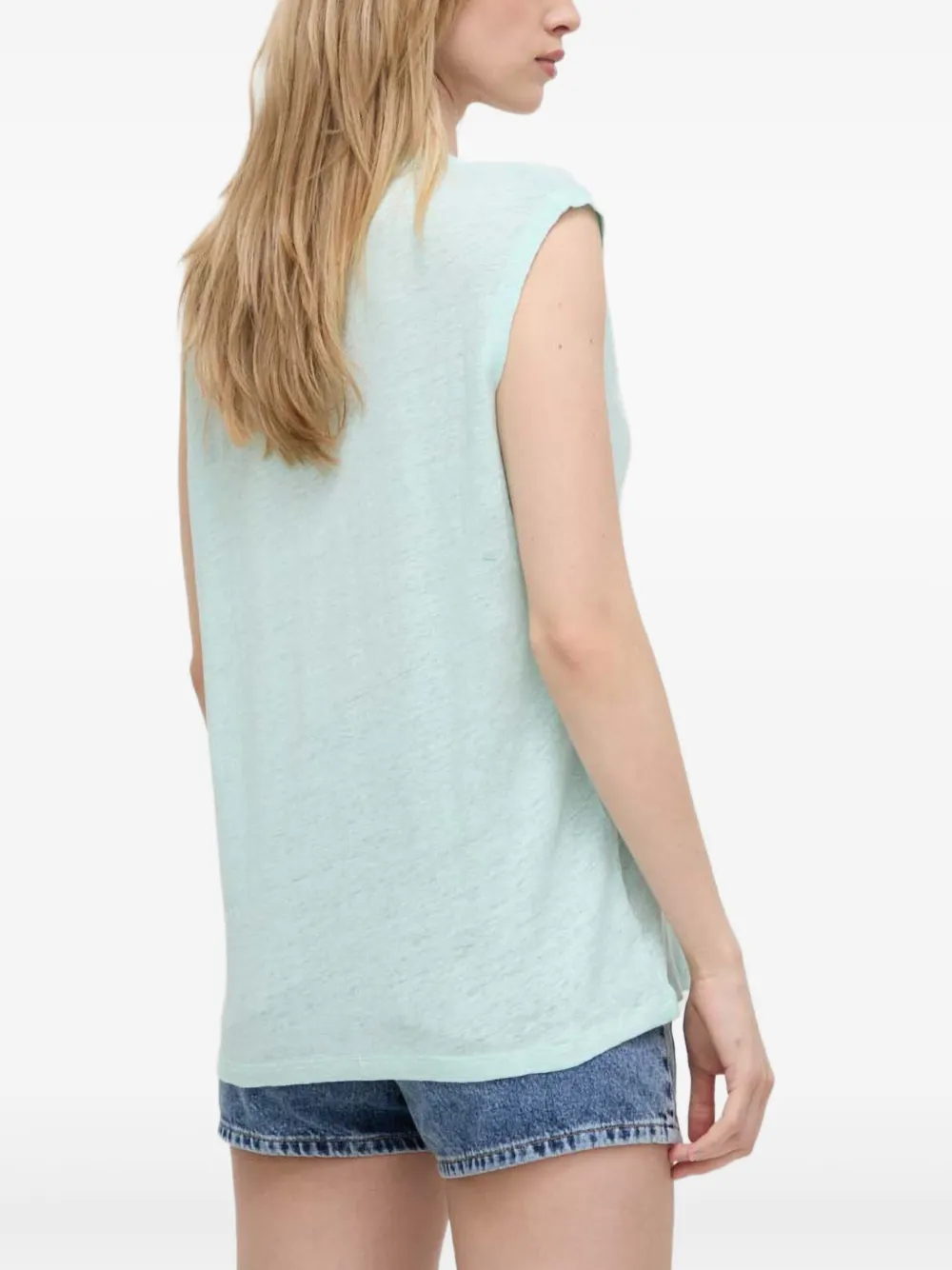Iro Celsio V-neck Top In Green