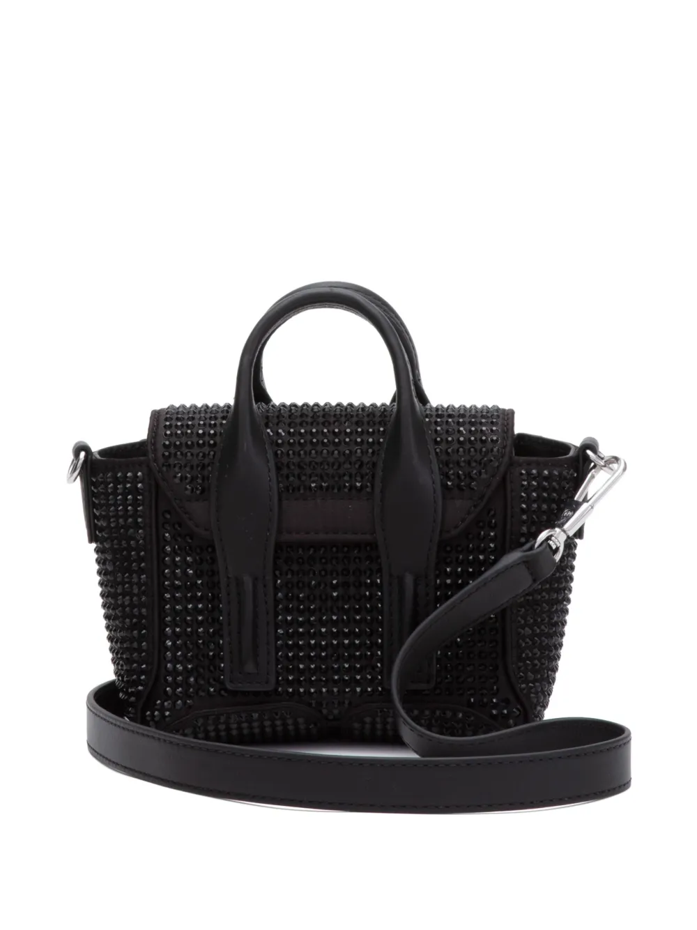 3.1 Phillip Lim Pashli Nano Crystal-embellished Mini Bag In Black