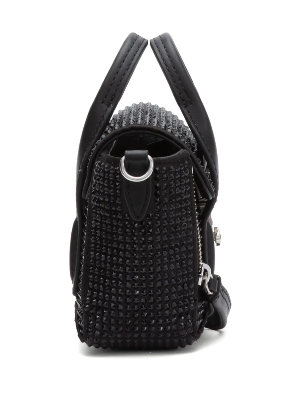 3.1 Phillip Lim Pashli Nano Crystal-embellished Mini Bag In Black