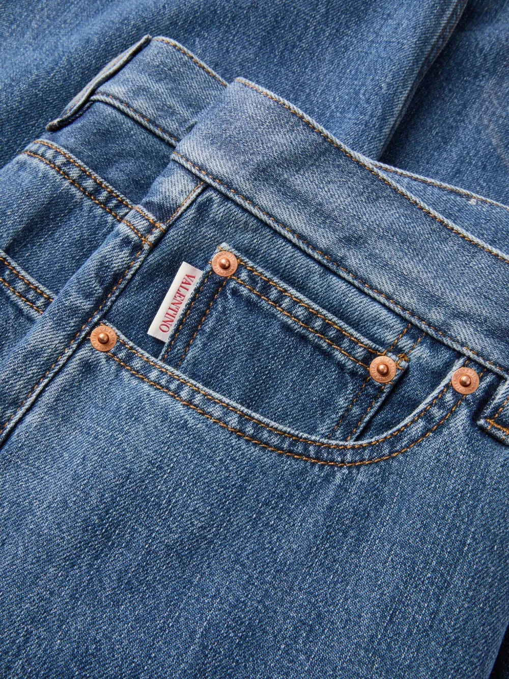 Valentino Garavani Straight jeans Blauw