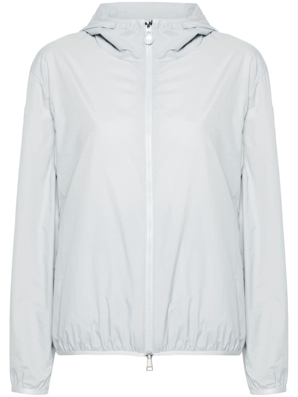 Shop Moncler Fegeo Hooded Jacket In Grey