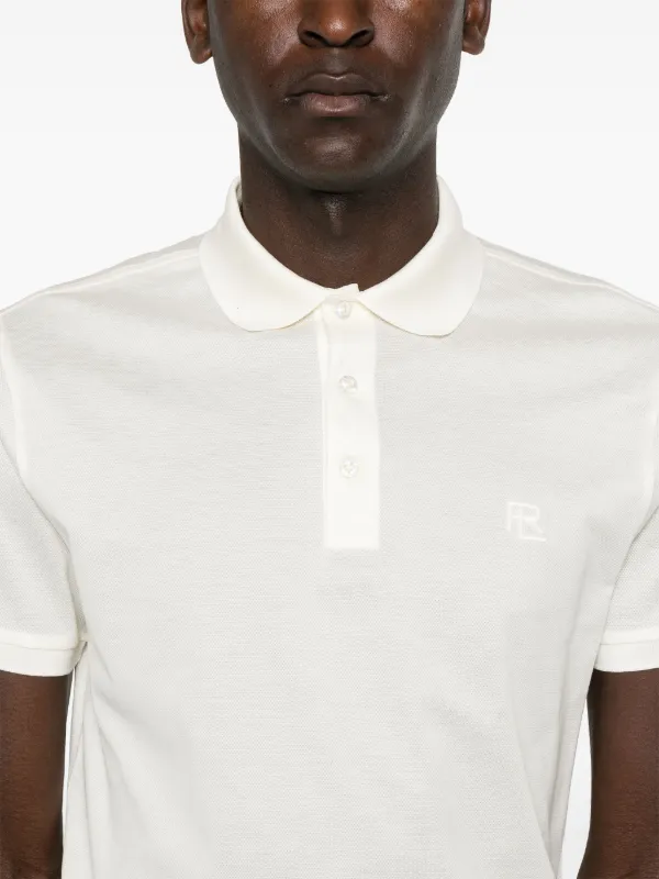 Ralph Lauren Purple Label logo-embroidered Piqué Polo Shirt