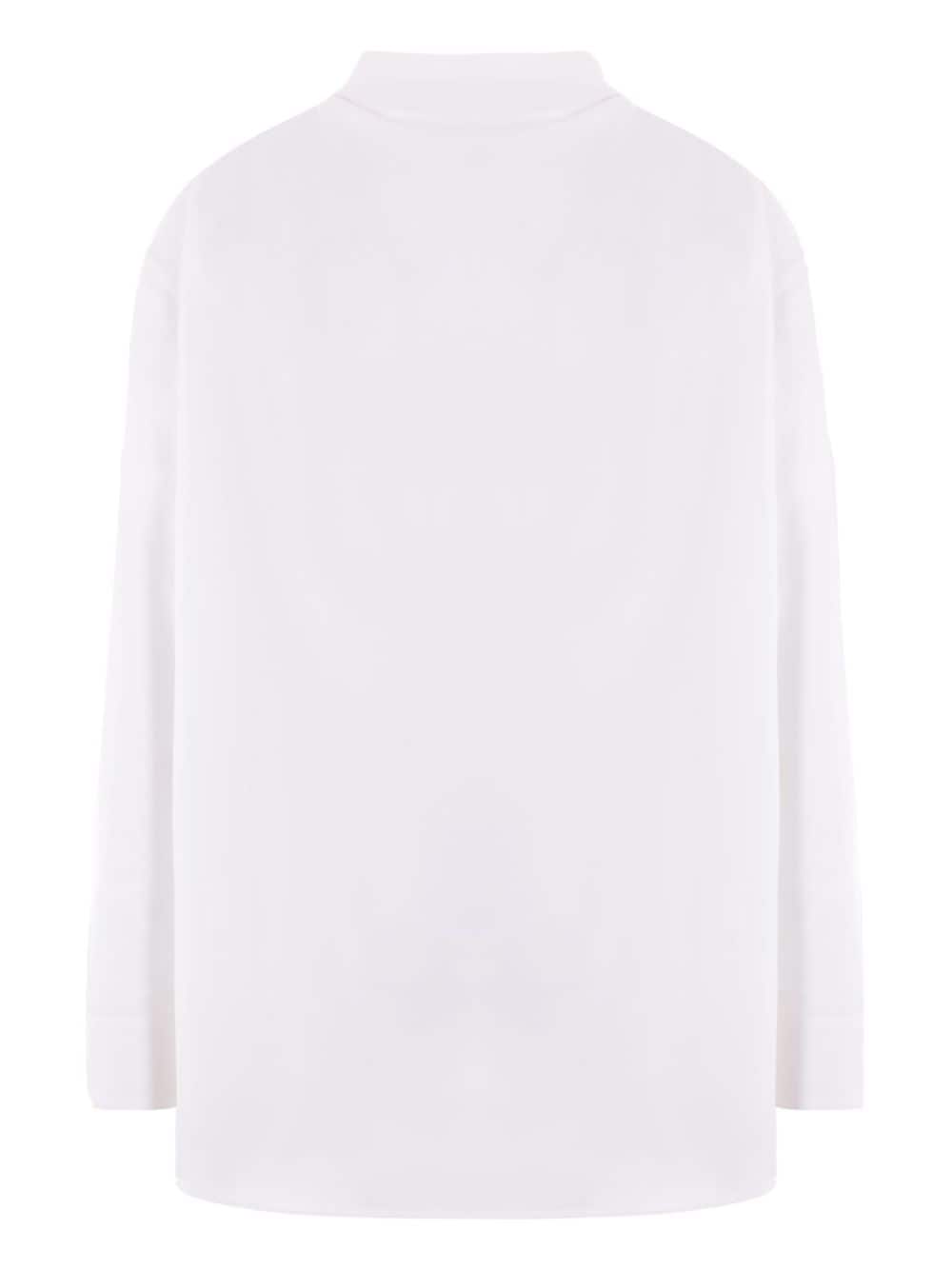 Jil Sander long-sleeve cotton shirt - Wit
