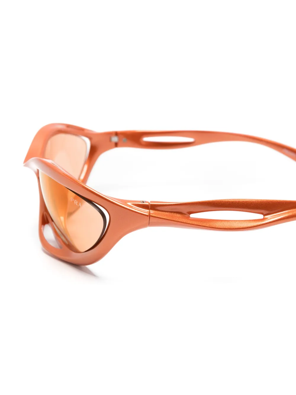 Prada Eyewear PRA23S cat-eye zonnebril Oranje