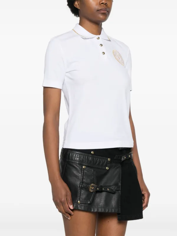 Versace Jeans Couture ロゴ ポロシャツ | ホワイト | FARFETCH JP