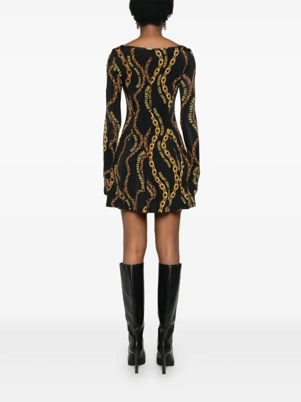 ワンピース VERSACE JEANS COUTURE Woman Dress Black 1 77HAO9B0JS367 899 24288826_54345506_600.jpg