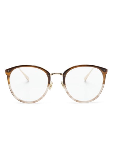 Linda Farrow Calthorpe oval-frame glasses