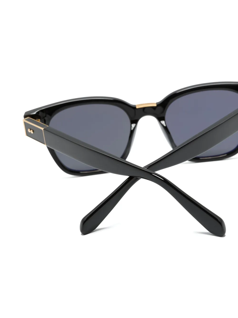 Linda Farrow Sanchez Square-frame Sunglasses In Black