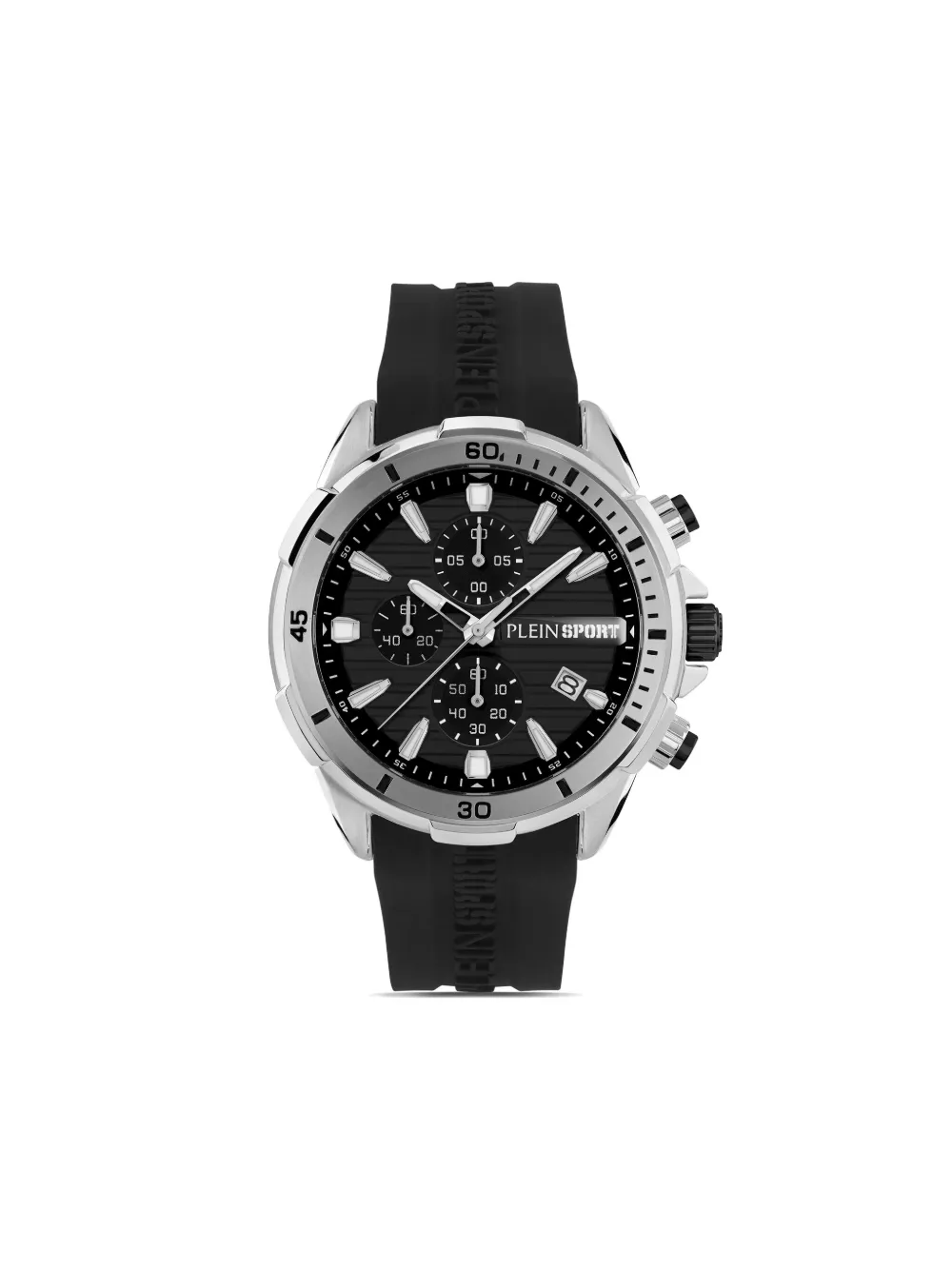 Plein Sport インパクト 46mm 腕時計 - ブラック Plein Sport インパクト 46mm 腕時計 - ブラック
