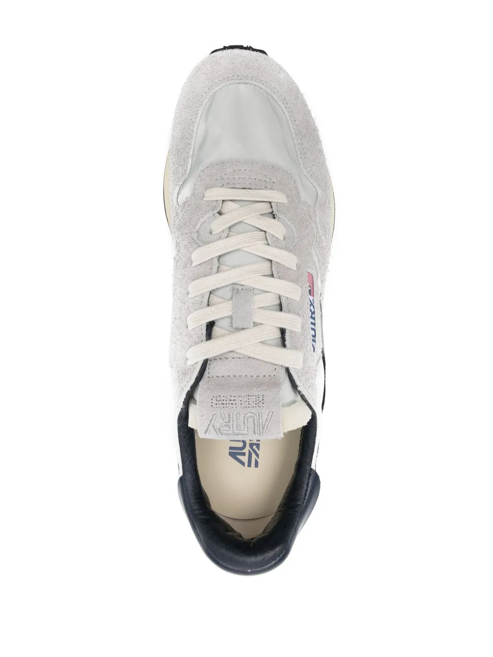 Autry Gray Suede And Nylon Reelwind Low Sneakers And Space In Grey