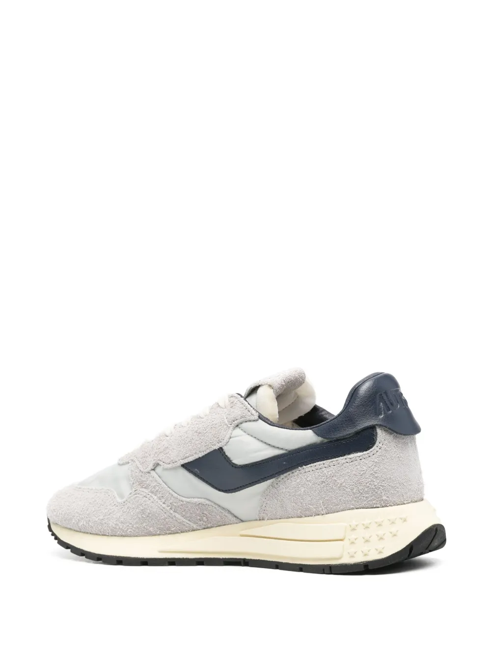 Autry Gray Suede And Nylon Reelwind Low Sneakers And Space In Grey