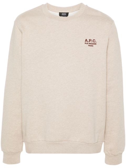 A.P.C. logo-embroidered sweatshirt Men