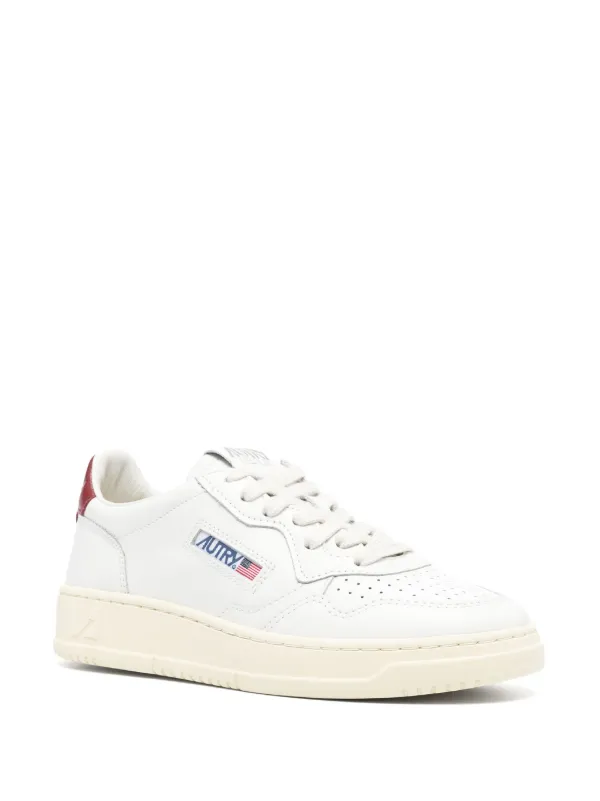 Autry Medalist Leather Sneakers | White | FARFETCH
