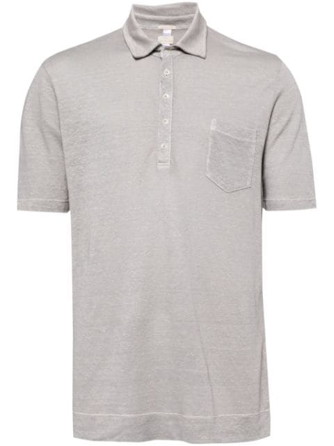 Massimo Alba Poloshirt aus Leinen