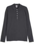 Massimo Alba long-sleeve cotton polo shirt - Blue