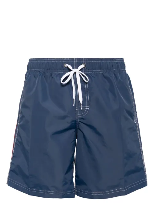 Short de bain à bande contrastante - Sundek - Modalova