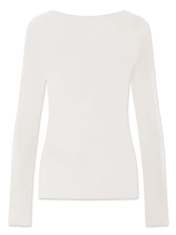 Yohji Yamamoto cut-out Cotton Top | White | FARFETCH RO