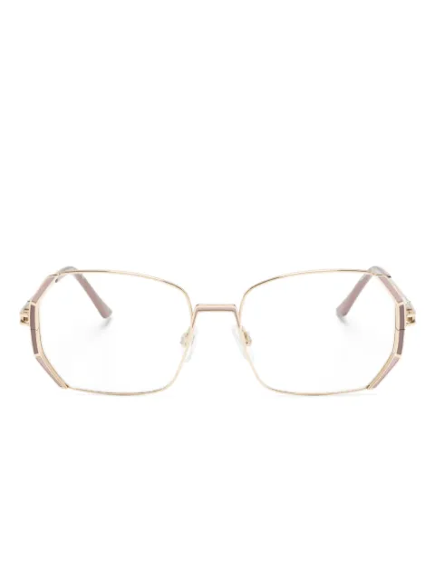Cazal geometric-frame glasses