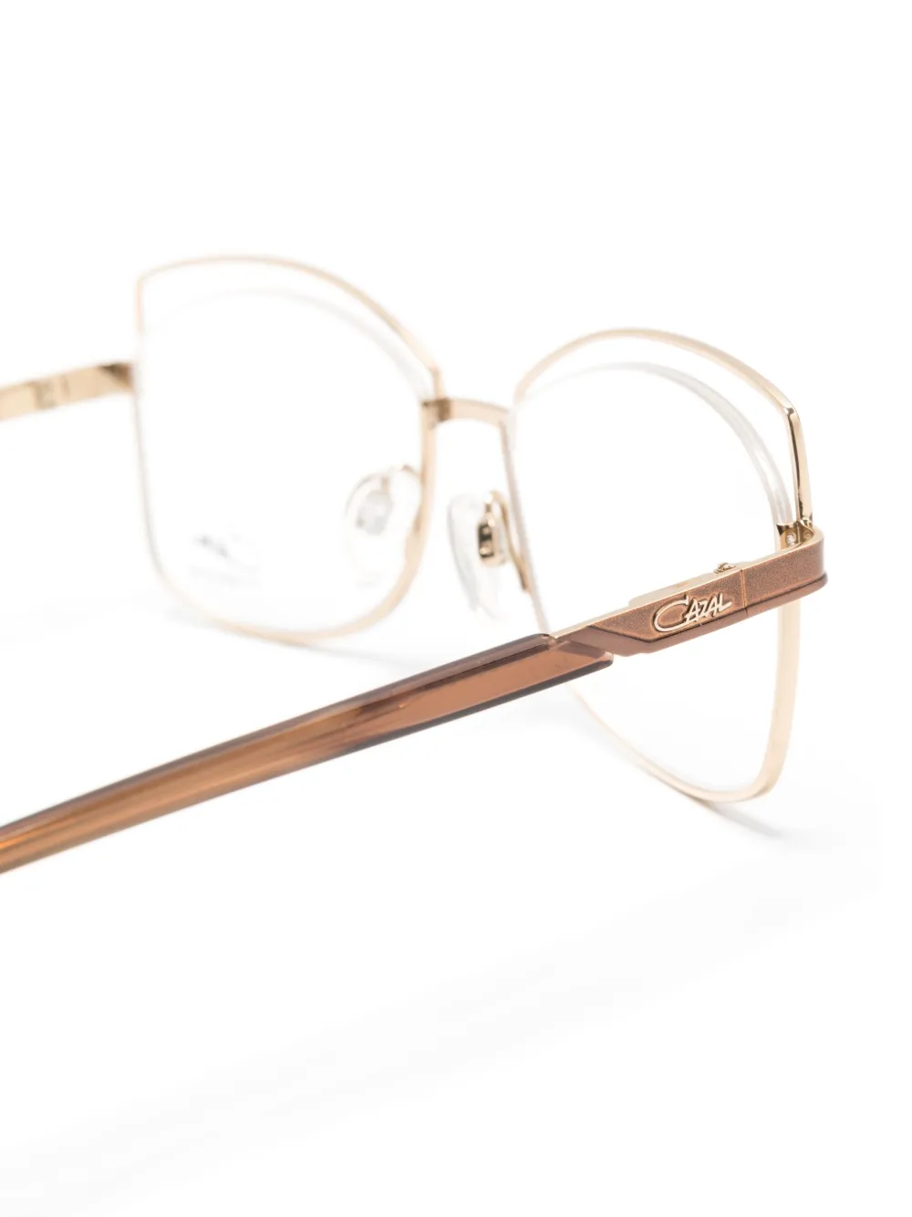 Cazal 4307 bril met vlinder montuur Bruin
