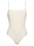 ERES Tropicalia ribbed swimsuit - White